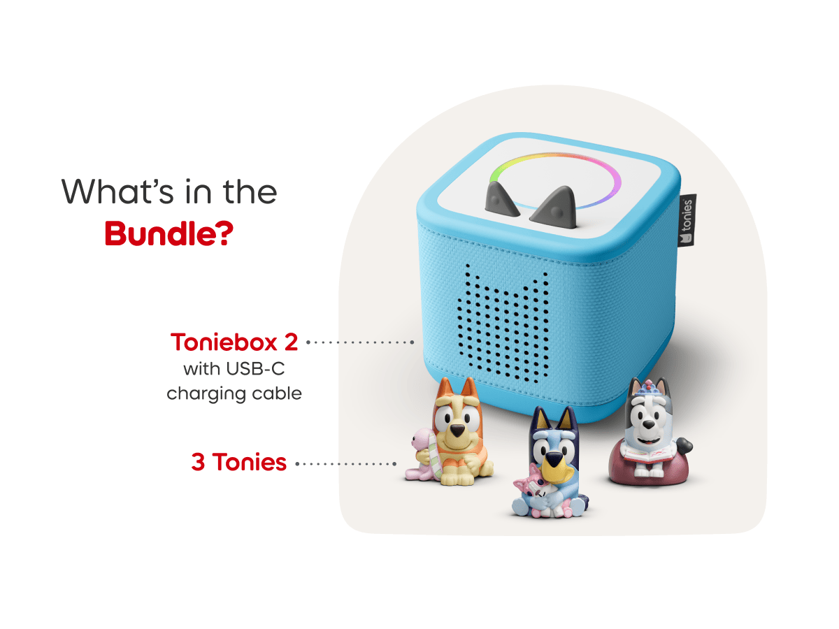 Bluey Toniebox 2 Sky Blue Starter Set - Image 5