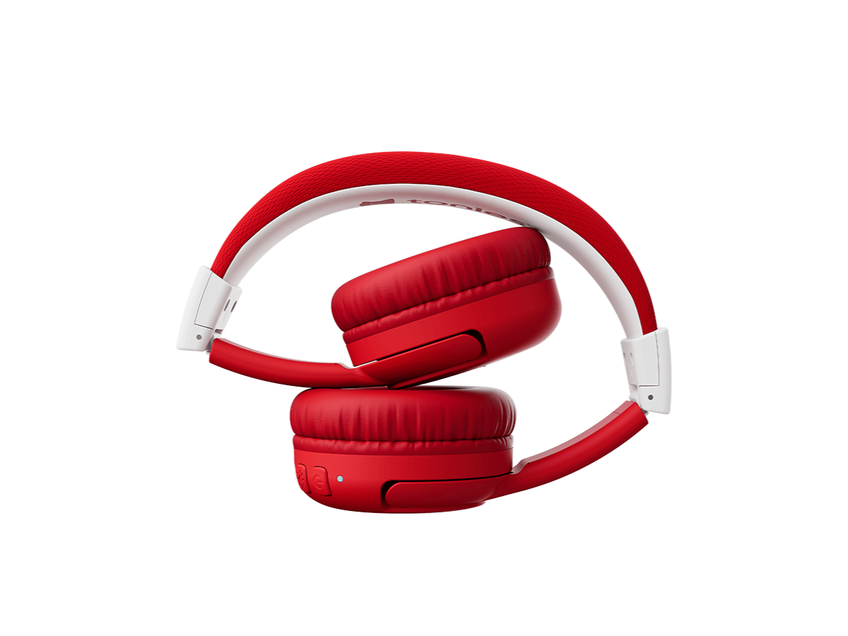 Bluetooth Headphones: Sunset Red - Image 3