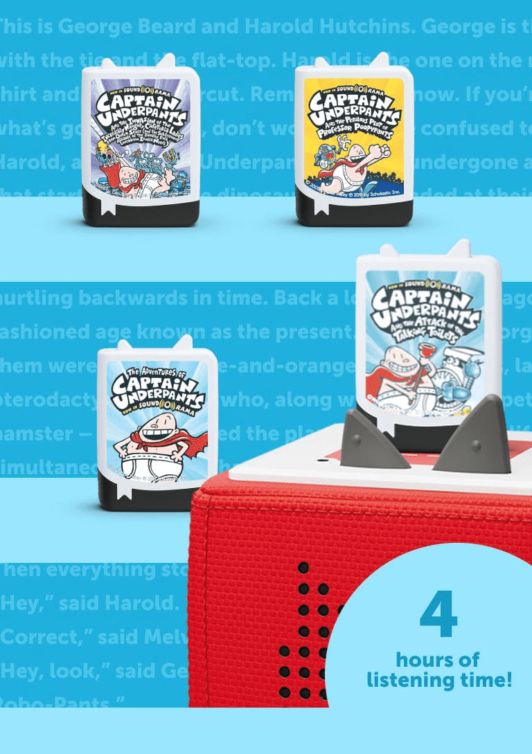 Captain Underpants Book Tonies - 4 Pack - Image 2