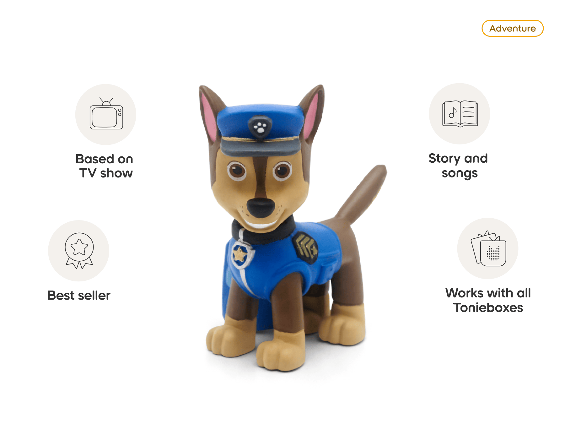 PAW Patrol: Chase Toniebox 2 Play Set - Sky Blue - Image 9
